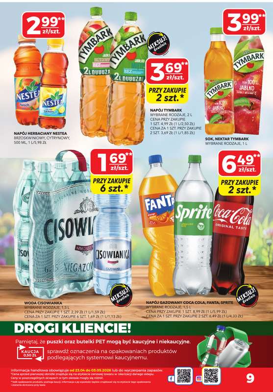 Top Market - gazetka promocyjna Gazetka od czwartku 23.04 do niedzieli 03.05 - strona 9