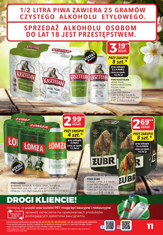 Top Market - gazetka promocyjna Gazetka od czwartku 23.04 do niedzieli 03.05 - strona 11