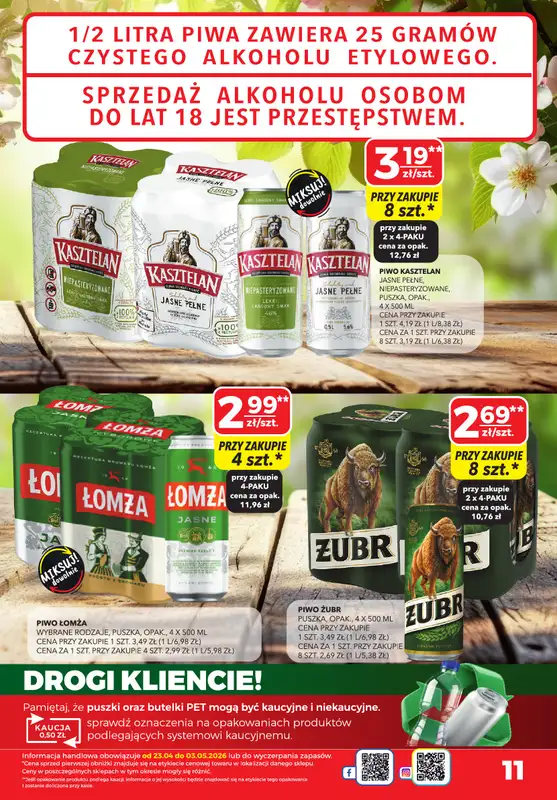 Top Market - gazetka promocyjna Gazetka od czwartku 23.04 do niedzieli 03.05 - strona 11