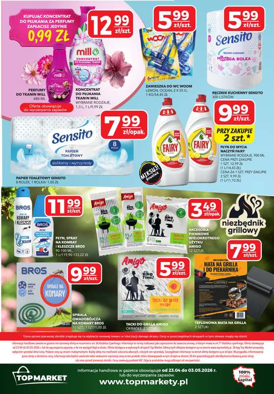 Top Market - gazetka promocyjna Gazetka od czwartku 23.04 do niedzieli 03.05 - strona 12