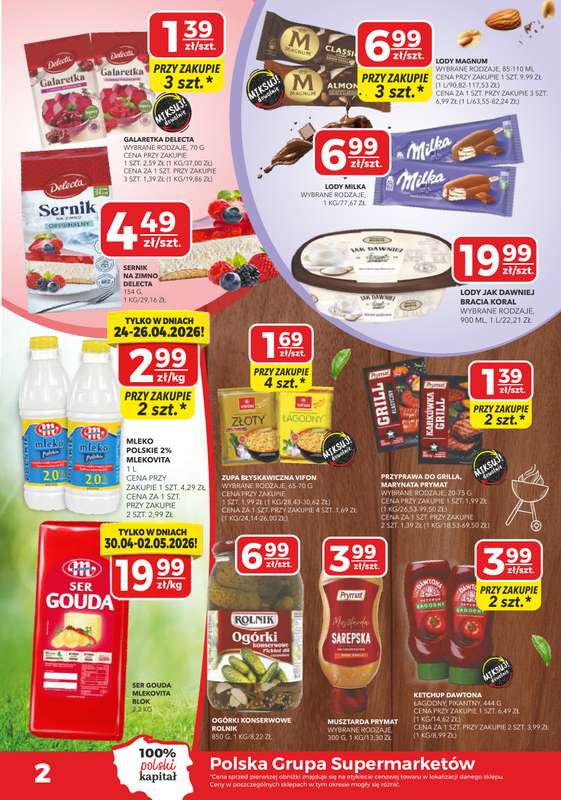Top Market - gazetka promocyjna Gazetka od czwartku 23.04 do niedzieli 03.05 - strona 2