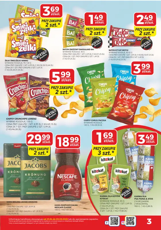 Top Market - gazetka promocyjna Gazetka od czwartku 23.04 do niedzieli 03.05 - strona 3