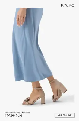 Ryłko - gazetka promocyjna Damskie SANDAŁY na obcasie od 99,99 zł od wtorku 21.04  - strona 5