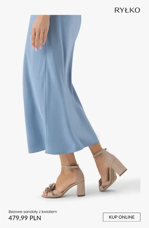 Ryłko - gazetka promocyjna Damskie SANDAŁY na obcasie od 99,99 zł od wtorku 21.04  - strona 5