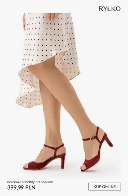 Ryłko - gazetka promocyjna Damskie SANDAŁY na obcasie od 99,99 zł od wtorku 21.04  - strona 7