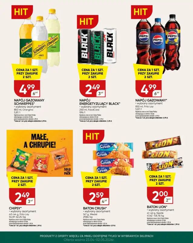 Chata Polska - gazetka promocyjna Więcej za mniej! 23.04-02.05.   - strona 2