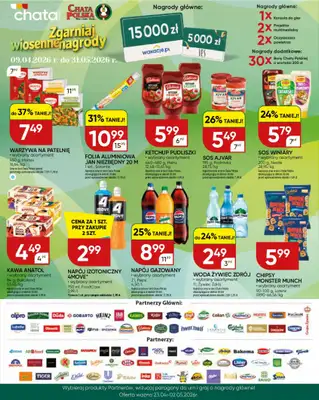 Chata Polska - gazetka promocyjna Zgarniaj wiosenne nagrody 9.04-31.05  do niedzieli 31.05 - strona 6