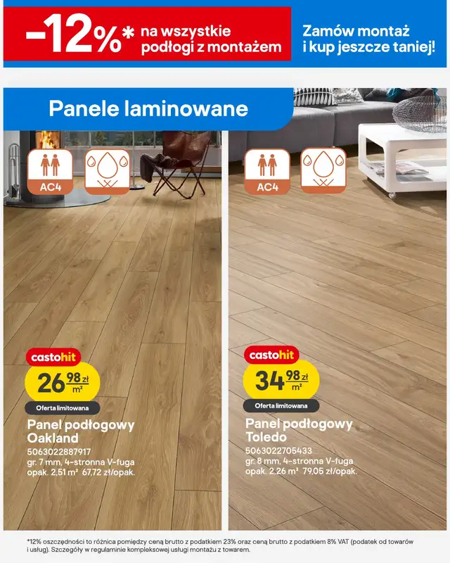 Castorama - gazetka promocyjna Podłogi i drzwi od środy 22.04 do wtorku 12.05 - strona 2