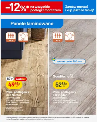 Castorama - gazetka promocyjna Podłogi i drzwi od środy 22.04 do wtorku 12.05 - strona 3