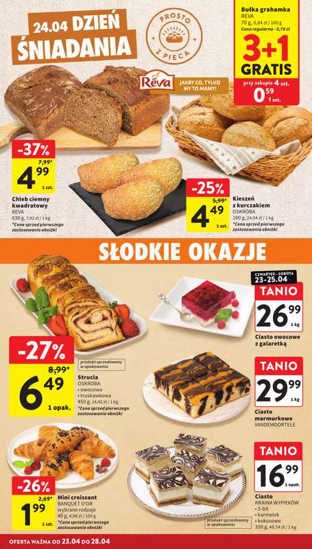 Intermarche - gazetka promocyjna Gazetka od czwartku 23.04 do wtorku 28.04 - strona 28