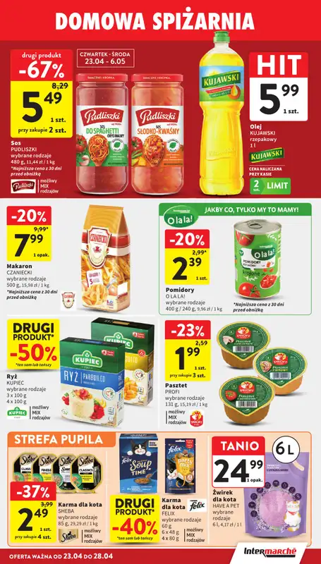 Intermarche - gazetka promocyjna Gazetka od czwartku 23.04 do wtorku 28.04 - strona 31