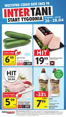Intermarche - gazetka promocyjna Gazetka od czwartku 23.04 do wtorku 28.04 - strona 44