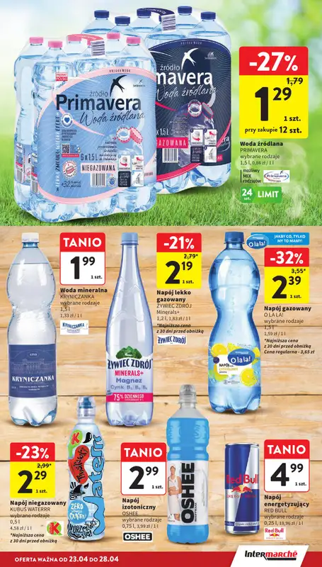 Intermarche - gazetka promocyjna Gazetka od czwartku 23.04 do wtorku 28.04 - strona 15