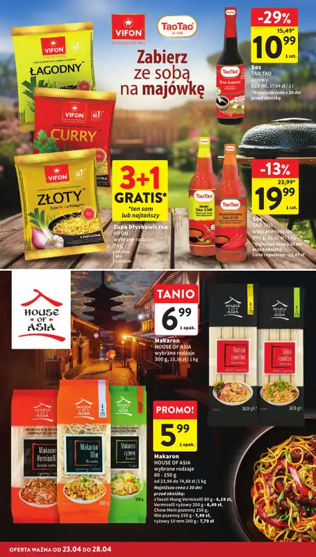 Intermarche - gazetka promocyjna Gazetka od czwartku 23.04 do wtorku 28.04 - strona 34