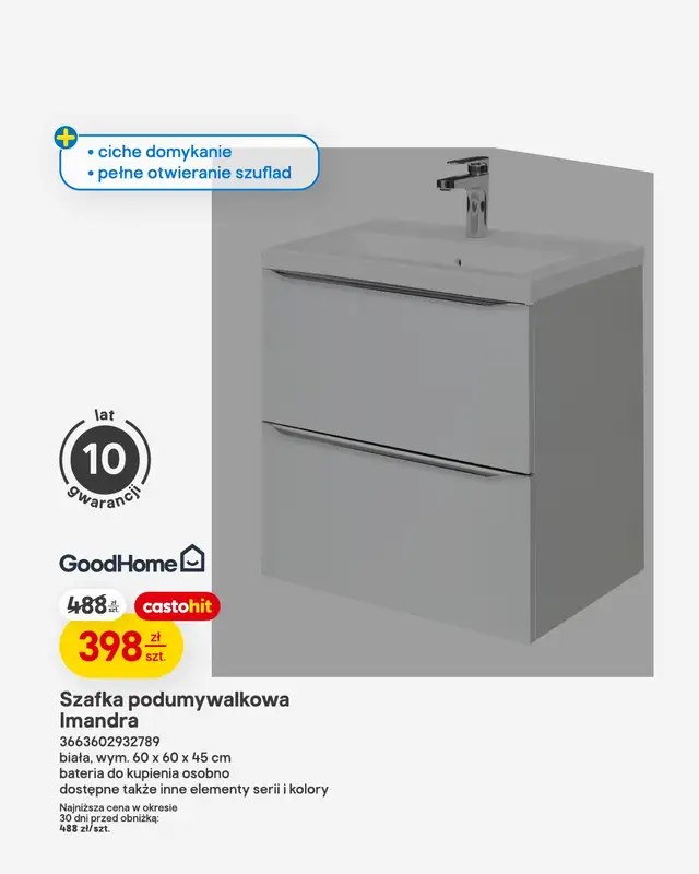 Castorama - gazetka promocyjna Łazienka i kuchnia od środy 22.04 do wtorku 12.05 - strona 4