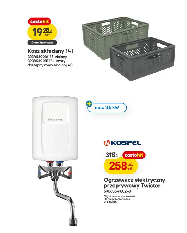 Castorama - gazetka promocyjna Łazienka i kuchnia od środy 22.04 do wtorku 12.05 - strona 23