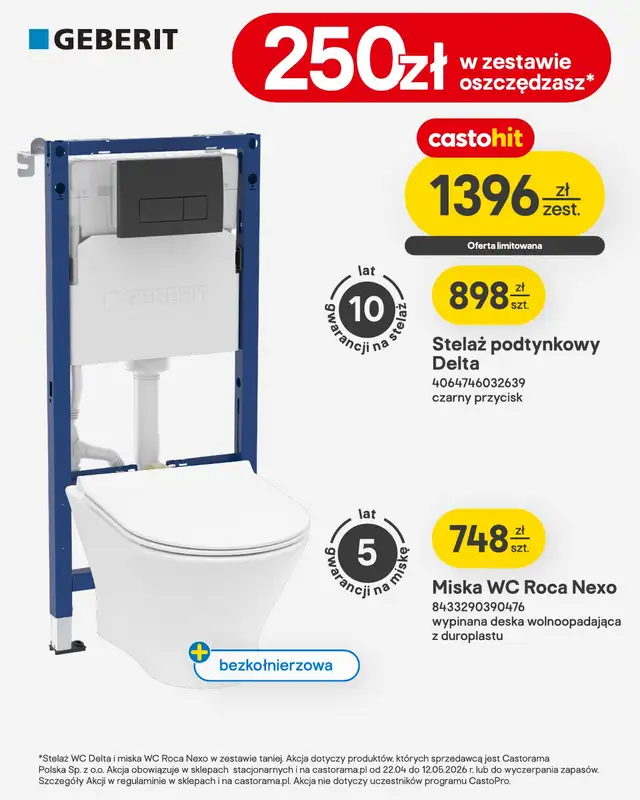 Castorama - gazetka promocyjna Łazienka i kuchnia od środy 22.04 do wtorku 12.05 - strona 16