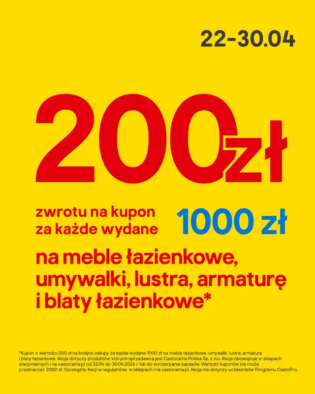 Castorama - gazetka promocyjna Łazienka i kuchnia od środy 22.04 do wtorku 12.05 - strona 2