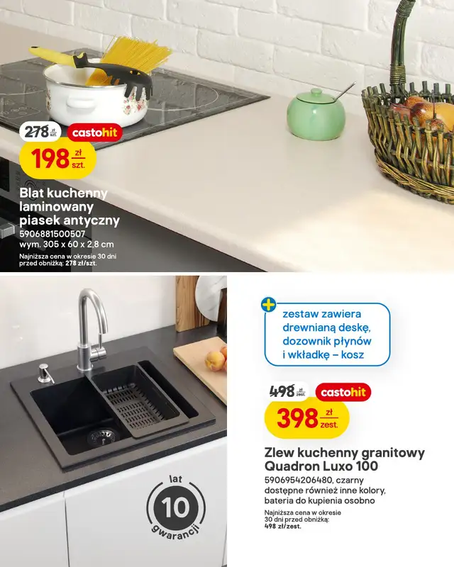 Castorama - gazetka promocyjna Łazienka i kuchnia od środy 22.04 do wtorku 12.05 - strona 20