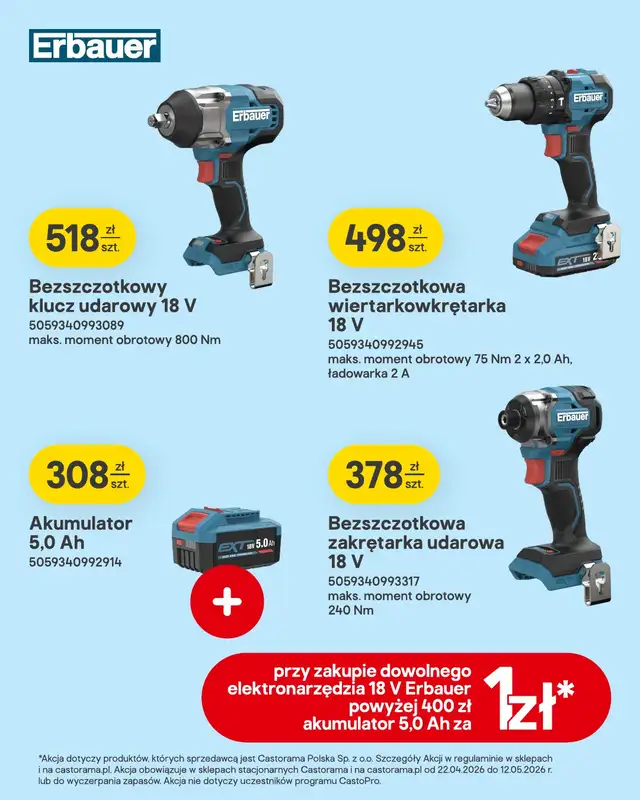 Castorama - gazetka promocyjna Remont i budowa od środy 22.04 do wtorku 12.05 - strona 11