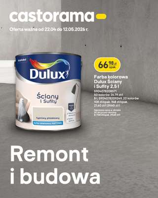 Castorama - gazetka promocyjna Remont i budowa od środy 22.04 do wtorku 12.05