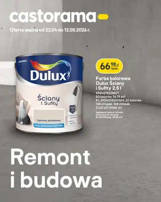 Castorama - gazetka promocyjna Remont i budowa od środy 22.04 do wtorku 12.05