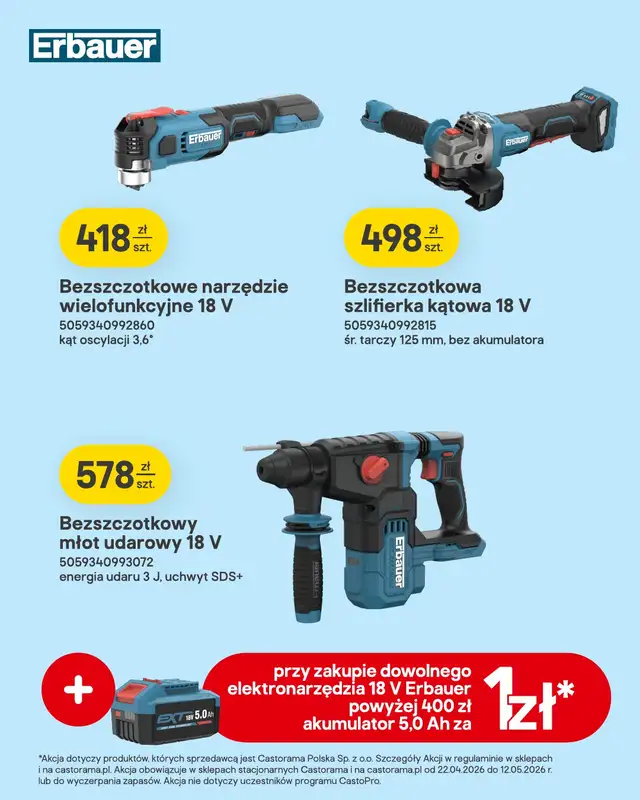 Castorama - gazetka promocyjna Remont i budowa od środy 22.04 do wtorku 12.05 - strona 12