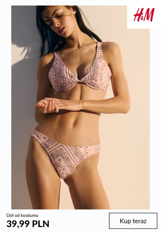 H&M - gazetka promocyjna Stroje kąpielowe od 39,99 PLN od wtorku 21.04  - strona 10