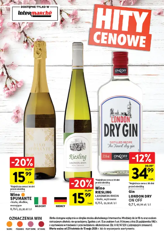 Intermarche - gazetka promocyjna Katalog alkoholowy od czwartku 23.04 do środy 13.05 - strona 20