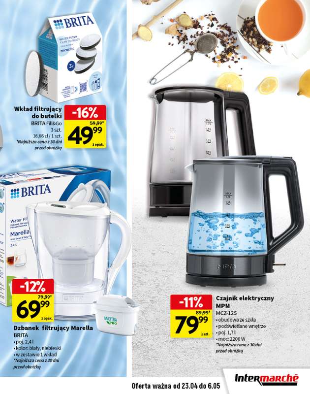 Intermarche - gazetka promocyjna Wszystko czego chcę na Majówkę od czwartku 23.04 do środy 06.05 - strona 15