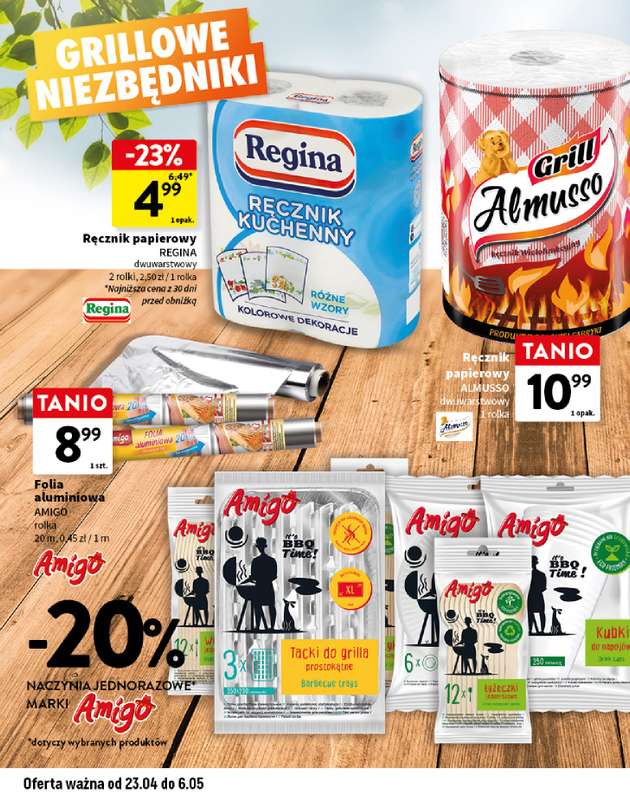 Intermarche - gazetka promocyjna Wszystko czego chcę na Majówkę od czwartku 23.04 do środy 06.05 - strona 18