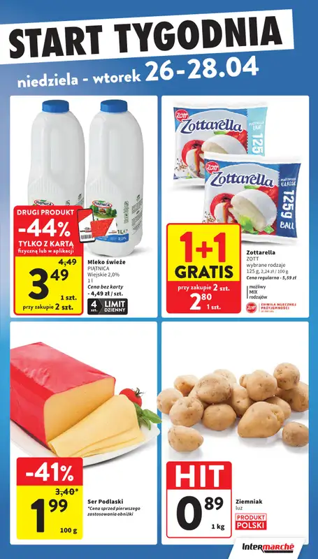 Intermarche - gazetka promocyjna Intertani start tygodnia od niedzieli 26.04 do wtorku 28.04 - strona 2
