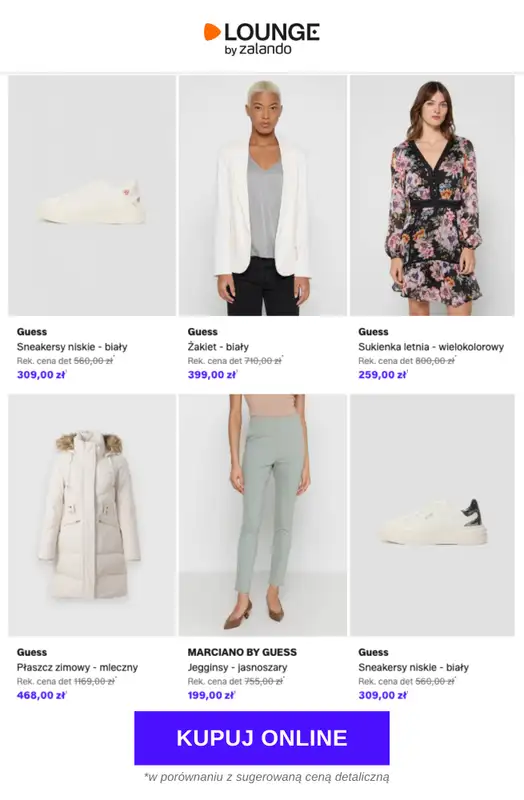 Lounge by Zalando - gazetka promocyjna Do -84% Guess od wtorku 21.04 do czwartku 23.04 - strona 3