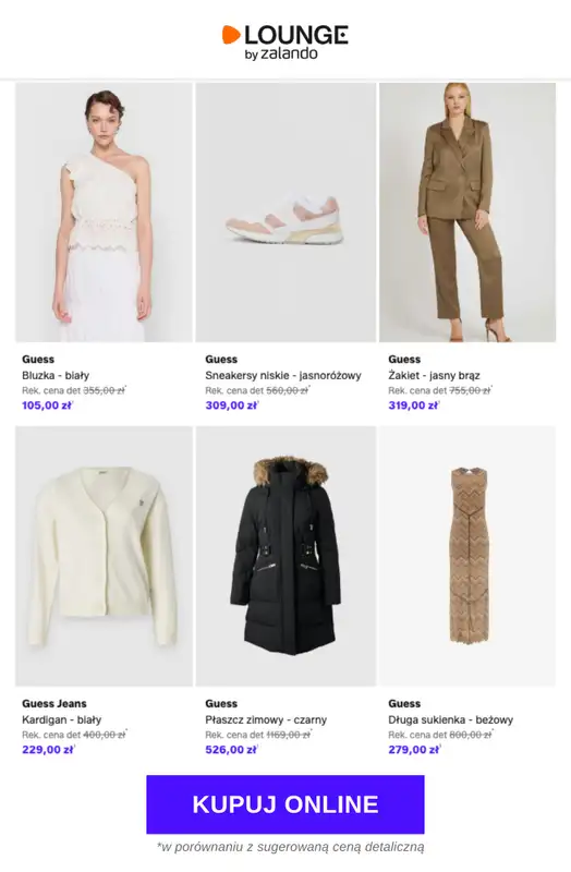 Lounge by Zalando - gazetka promocyjna Do -84% Guess od wtorku 21.04 do czwartku 23.04 - strona 5