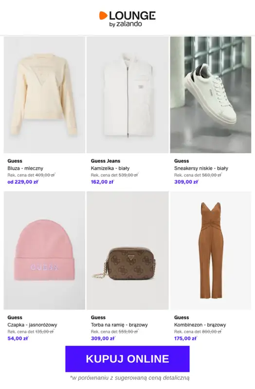 Lounge by Zalando - gazetka promocyjna Do -84% Guess od wtorku 21.04 do czwartku 23.04 - strona 2