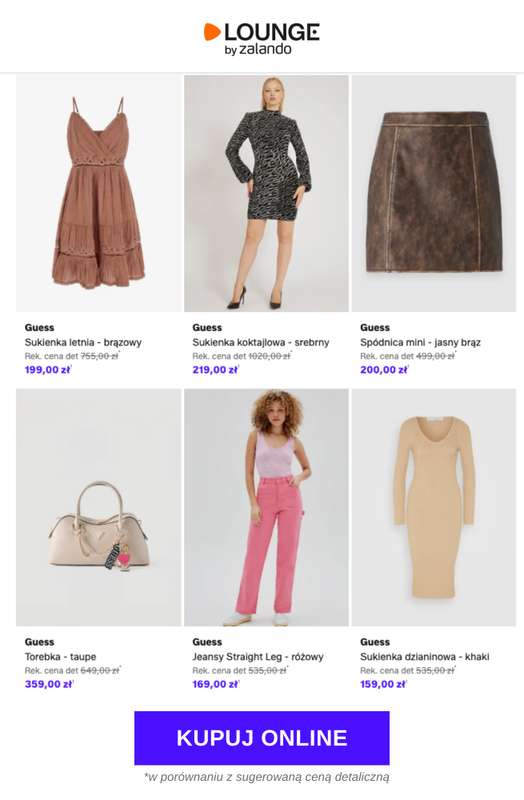 Lounge by Zalando - gazetka promocyjna Do -84% Guess od wtorku 21.04 do czwartku 23.04 - strona 7