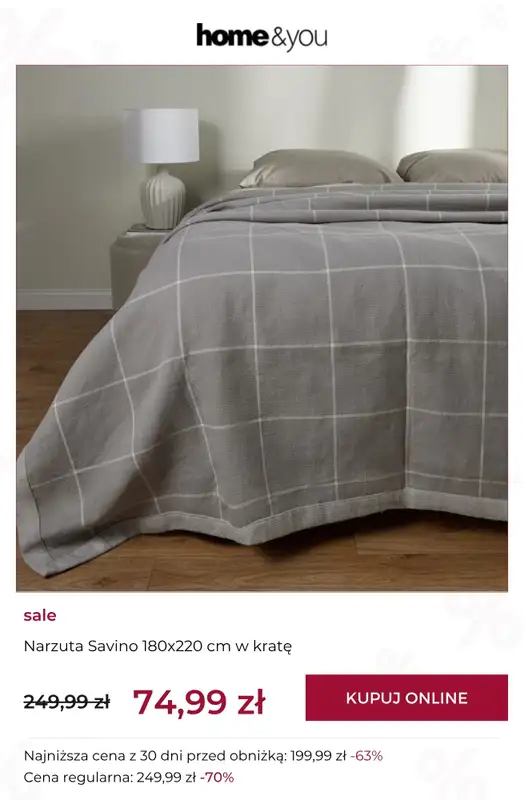 home&you - gazetka promocyjna Final SALE do -90% od wtorku 21.04  - strona 8