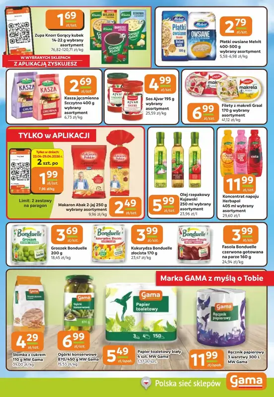 Gama - gazetka promocyjna Gazetka od czwartku 23.04 do wtorku 05.05 - strona 7