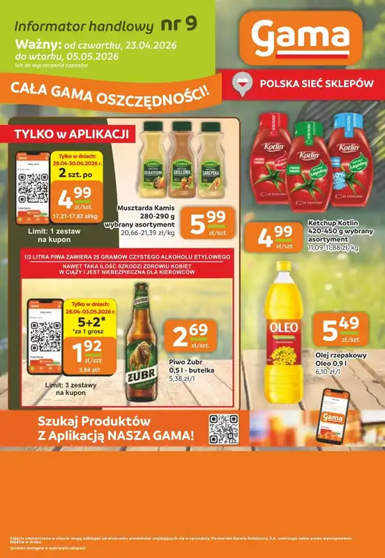Gama - gazetka promocyjna Gazetka od czwartku 23.04 do wtorku 05.05 - strona 12