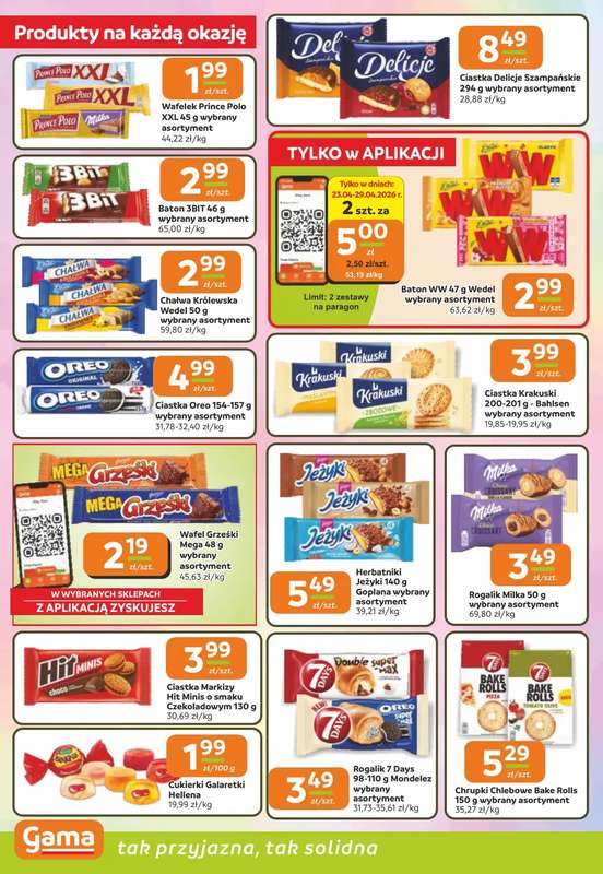 Gama - gazetka promocyjna Gazetka od czwartku 23.04 do wtorku 05.05 - strona 4