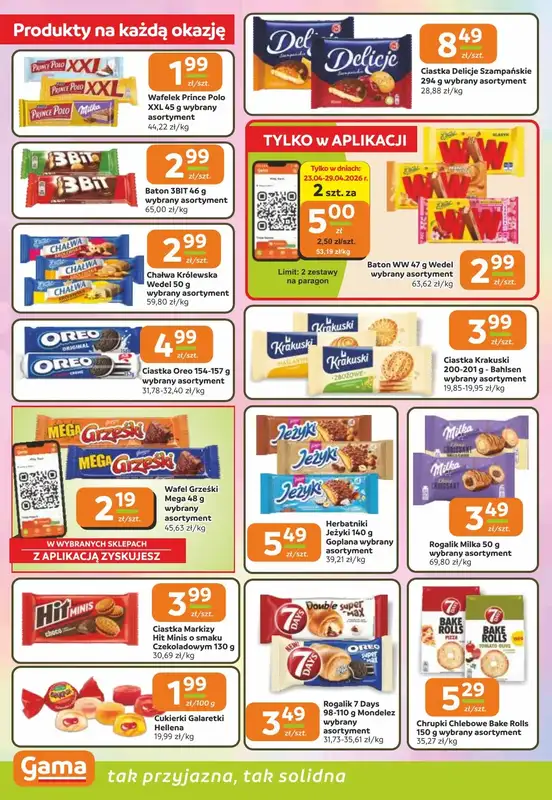Gama - gazetka promocyjna Gazetka od czwartku 23.04 do wtorku 05.05 - strona 4