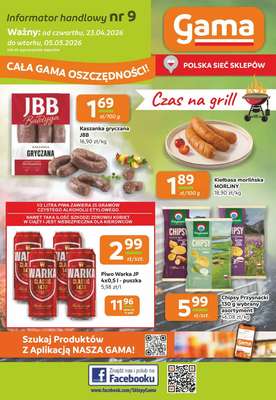 Gama - gazetka promocyjna Gazetka od czwartku 23.04 do wtorku 05.05