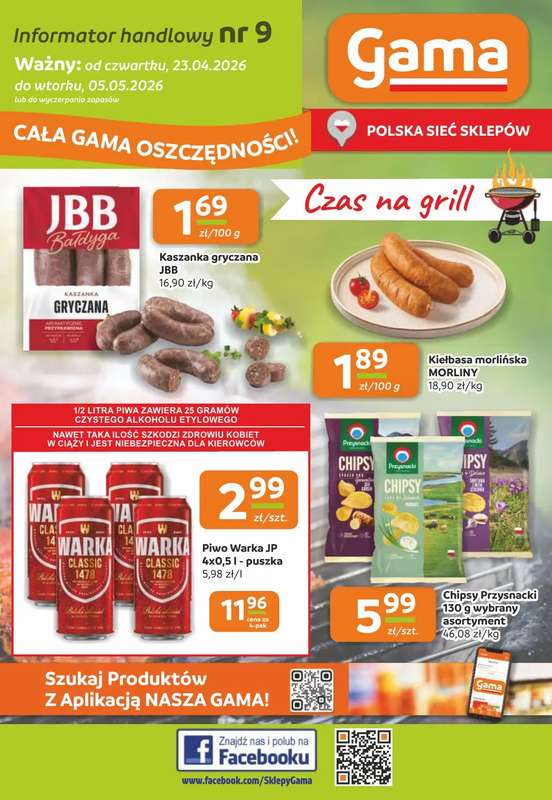 Gama - gazetka promocyjna Gazetka od czwartku 23.04 do wtorku 05.05
