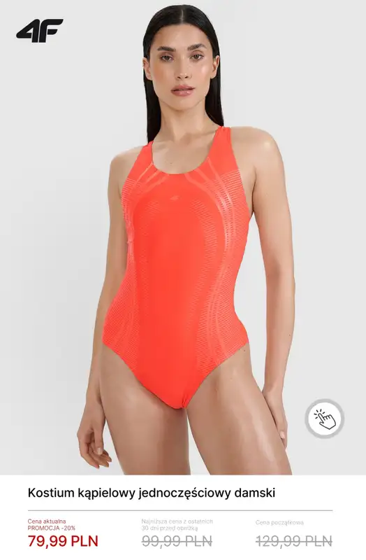 4F - gazetka promocyjna Stroje kąpielowe damskie już od 29,99 zł od wtorku 21.04  - strona 2