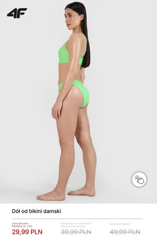 4F - gazetka promocyjna Stroje kąpielowe damskie już od 29,99 zł od wtorku 21.04  - strona 4