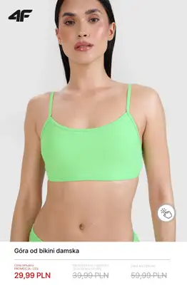 4F - gazetka promocyjna Stroje kąpielowe damskie już od 29,99 zł od wtorku 21.04  - strona 3