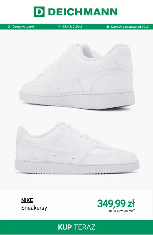 Deichmann - gazetka promocyjna Sneakersy męskie Nike od wtorku 21.04  - strona 11