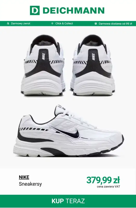 Deichmann - gazetka promocyjna Sneakersy męskie Nike od wtorku 21.04  - strona 5