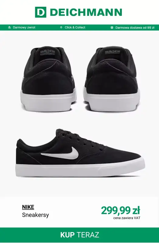 Deichmann - gazetka promocyjna Sneakersy męskie Nike od wtorku 21.04  - strona 9