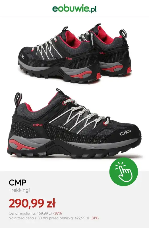 eobuwie.pl - gazetka promocyjna Buty trekkingowe w supercenach! od wtorku 21.04  - strona 3